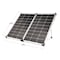 Go Power! Monocrystalline Solar Panel Kit, 90 W, 19.8V DC, 4.6 A, Quick, Ring Terminals 82729 - alternate 3